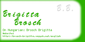 brigitta brosch business card